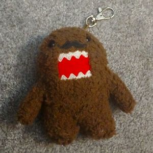 Moustache Domo Keychain